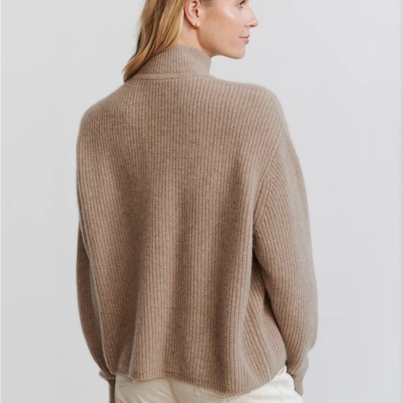 Jenni kayne cashmere half zip sweater - Picture 3 of 8
